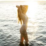 Beach Sunrise With Miss B 9 Boudoir Direct Sunlight