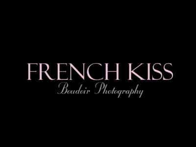 French kiss boudoir photography